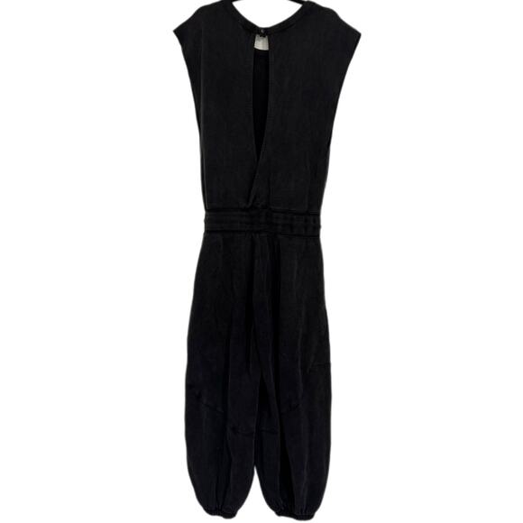 Free people Movement Womens Black One piece Oversized Throw and Go Onesie Small - Picture 9 of 13